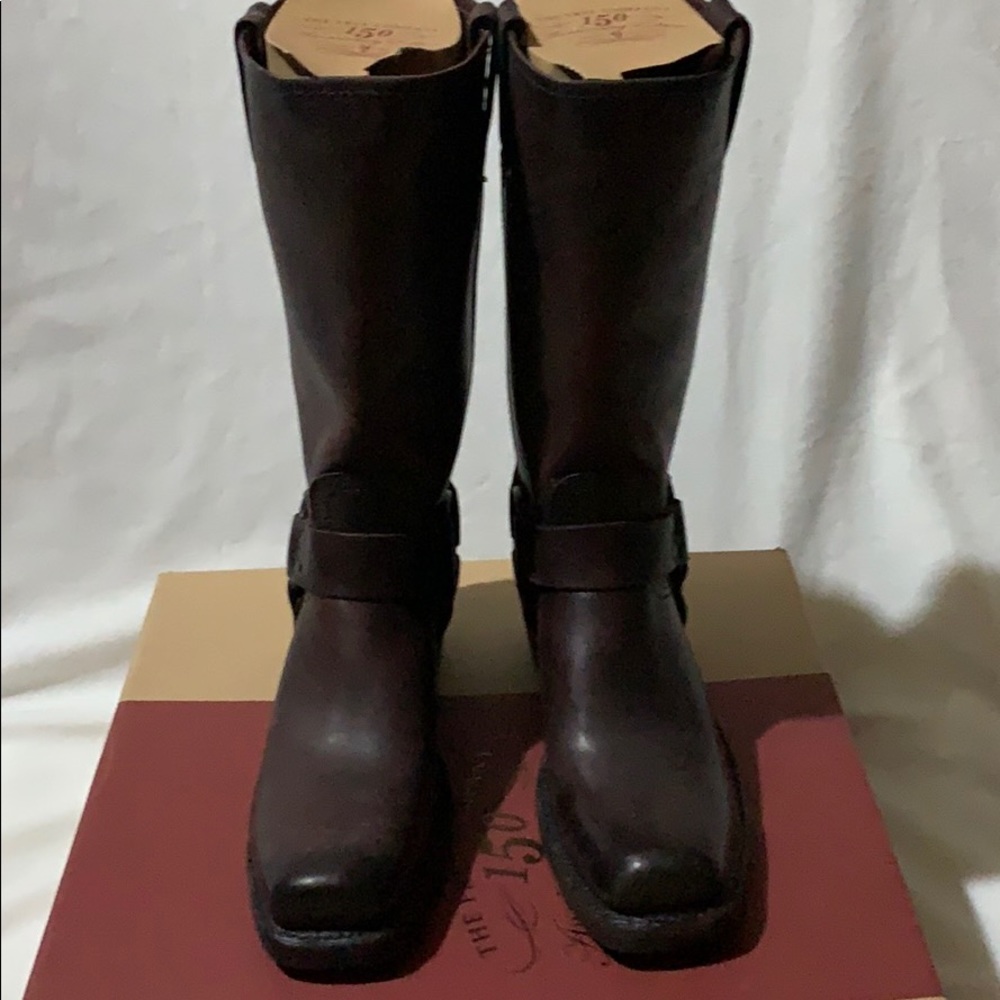 Frye Harness 12R dark brown size 7M - Picture 2 of 12